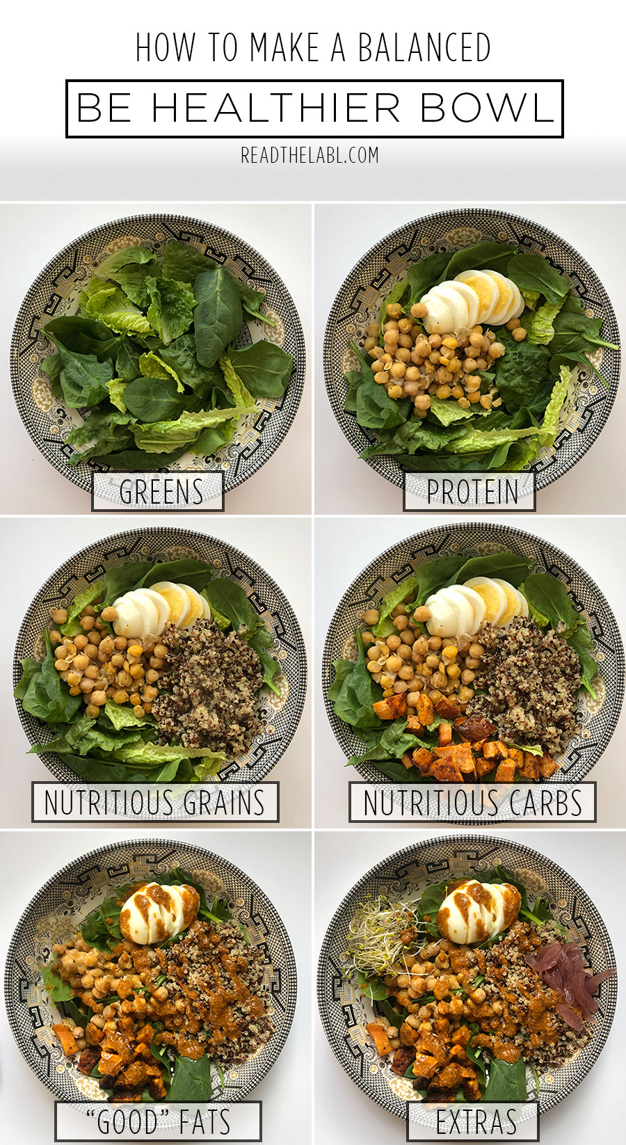 be healthier bowl, how to build a buddha bowl, healthy salad bowls, salad recipes, balanced meals, simple, nutritious, delicious 