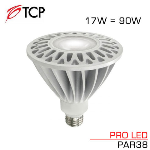 TCP PRO LED PAR38 - 17 Watt - 3000K - 40 Degree | TCP LED17E26P3830KFL