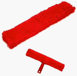 microfiber rød vindues indvasker pels