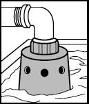 1 tomme Svømmerventil til vandret montage på toppen af vandtank eller enhver anden beholder med væske