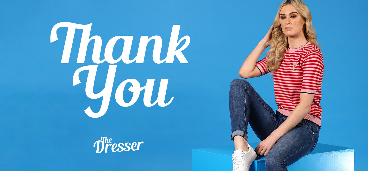 Thank You | The Dresser Boutique Banbridge Northern Ireland