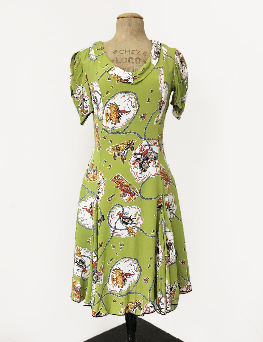 1930s swing dress