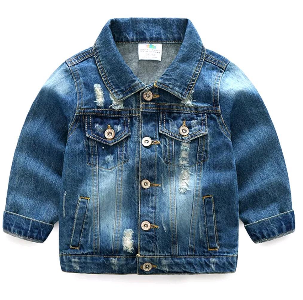 boys distressed jean jacket