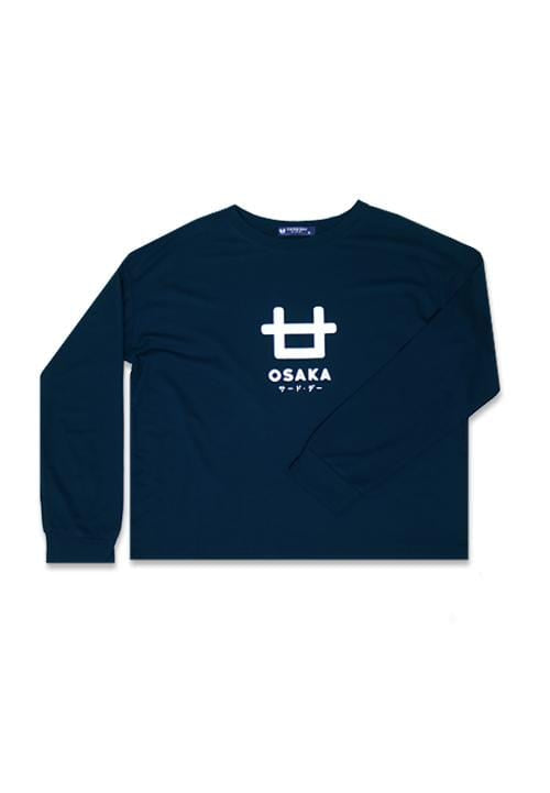 LTC66 lv osaka logo navy kaos hijab ladies