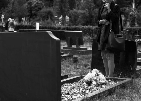 Black & White grave image - Naturally Wicked