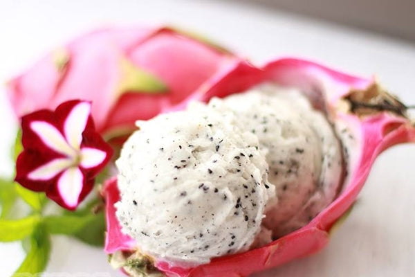 Dragon Fruit With Pink Flower 