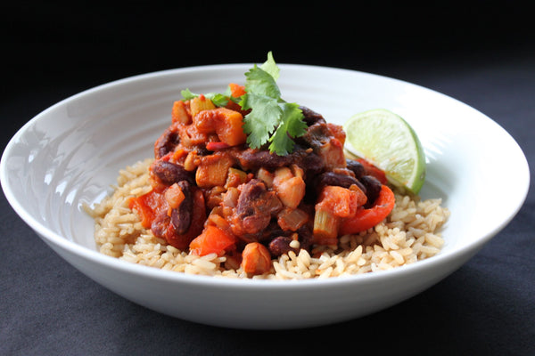 Mexican Mixed Bean Chilli & Rice