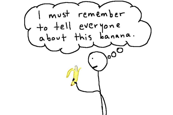 Stick Man With Banana Quote