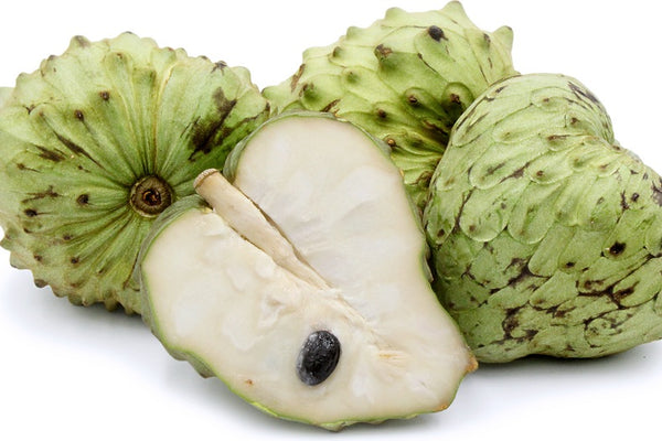 Cherimoya Fruit Sliced and whole