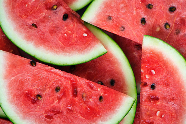 juicy slices of red watermelon