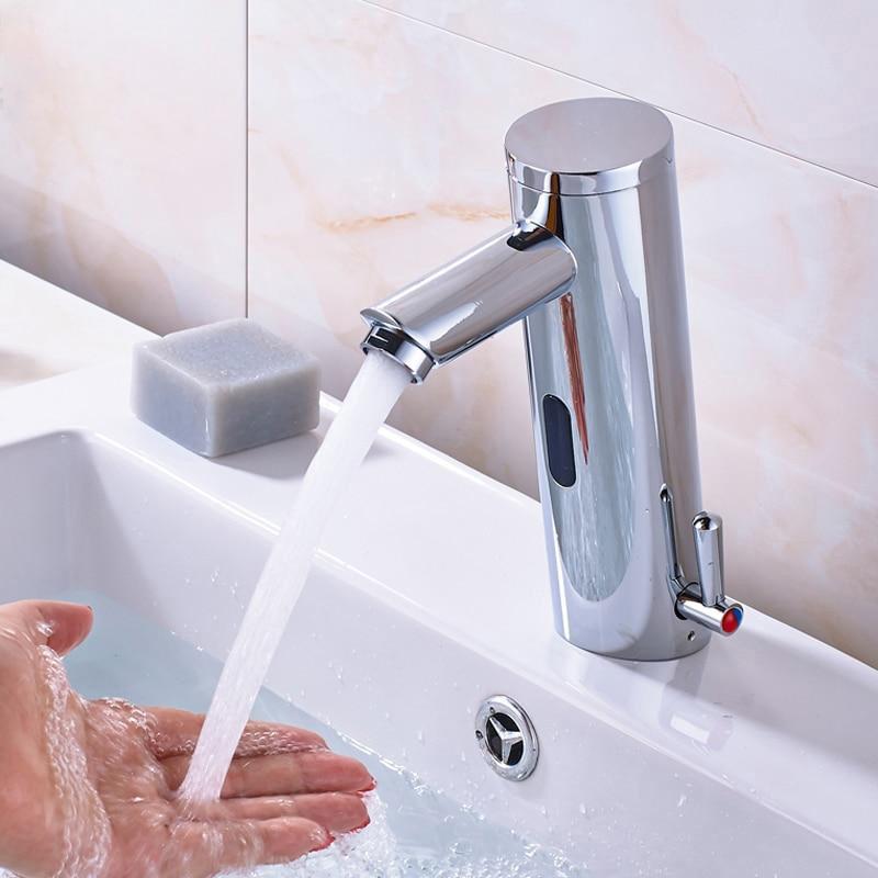 Automatic Sensor Faucet with Sink Mixer & Hot Cold Mixer /