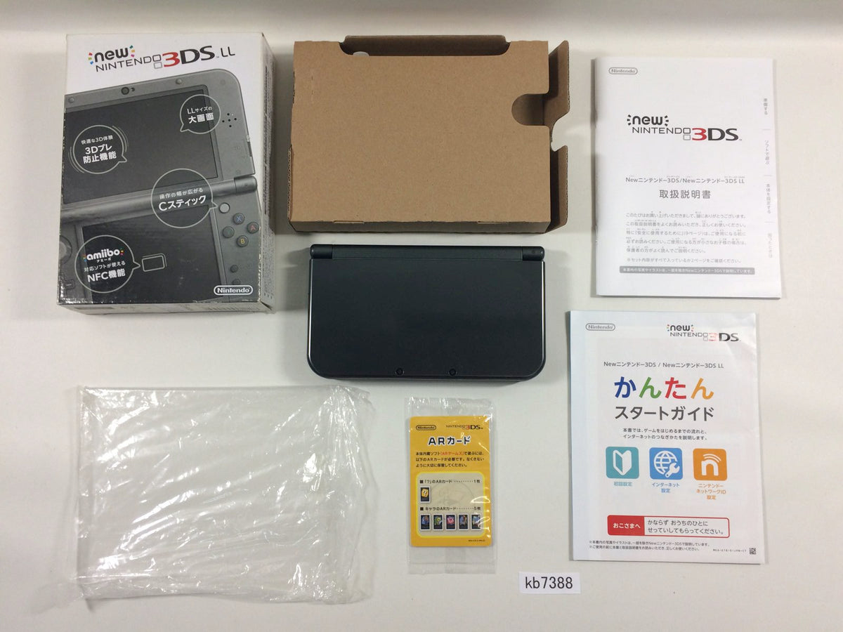 Kb73 Nintendo New 3ds Ll Xl Metallic Black Console Japan J4u Co Jp