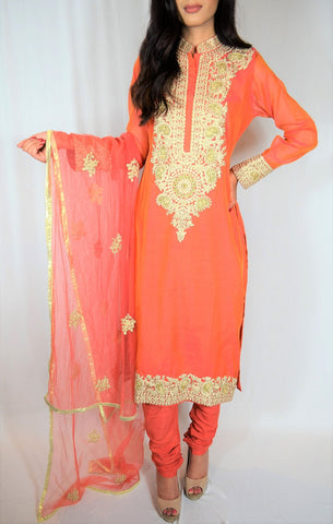 Seema Rahman Blue Silk Top and Dupatta