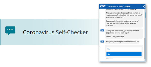 The CDC Coronavirus Self-Checker Test