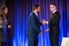 ACCEPTING THE 2019 HOSPITALITY DESIGN AWARD IN BATH