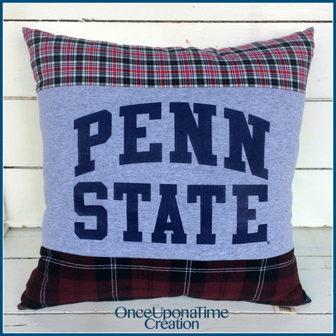 Keepsake Pillow from clothing_Penn Sate_by Once Upon a Time Creation