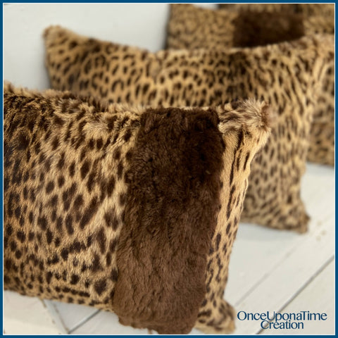 Keepsake Pillow made from a fur coat by Once Upon a Time Creation