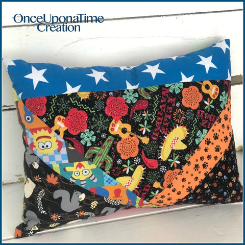 Pet Dog Remembrance Pillow made from bandanas by Once Upon a Time Creation
