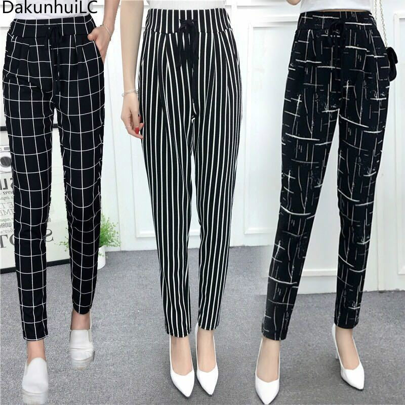 striped pants women