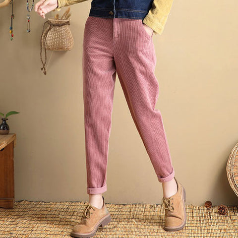 pink corduroy lee jeans