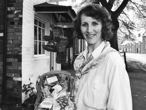 Meg Rivers outside her shop 