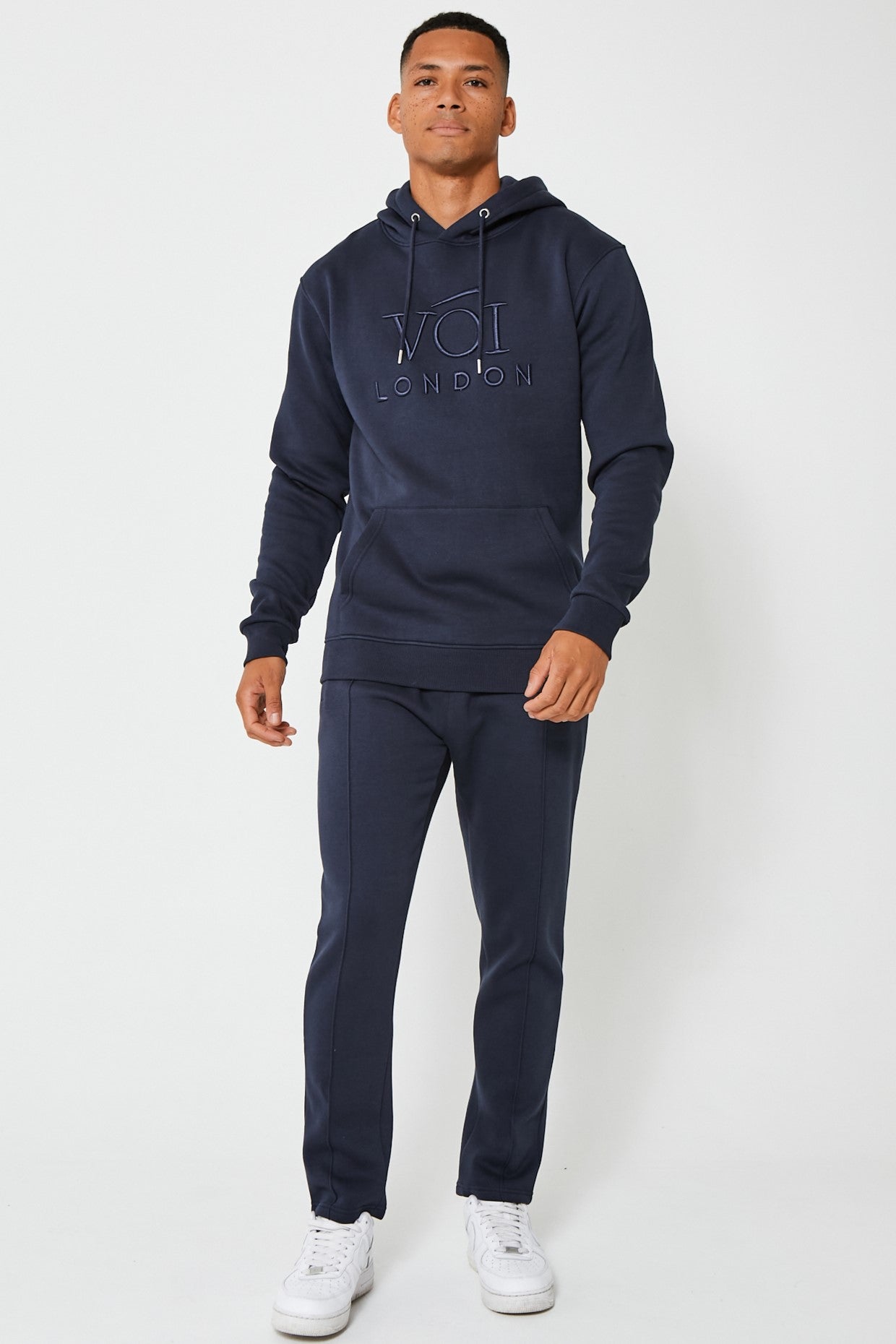 Holloway Road Fleece Tracksuit - Navy