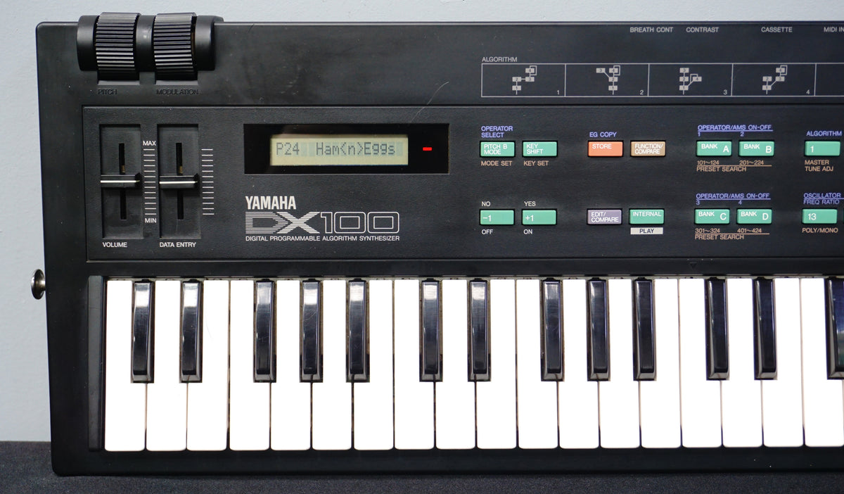 yamaha dx100 keyboard synth