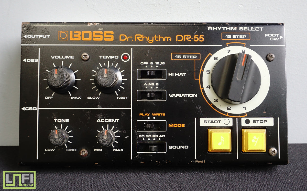 かわいい！ BOSS アナログドラムマシン Dr.Rhythm DR-55