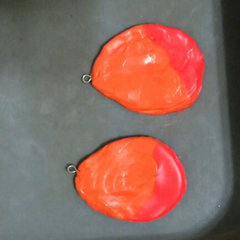 DIY Eco friendly clay earrings