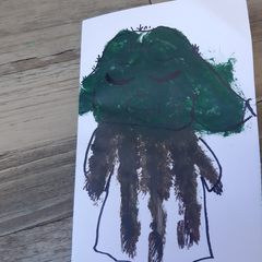 DIY father day yoda card