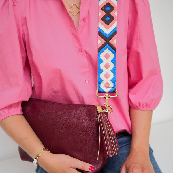 Aztec Strap - Sky Blue