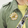 Camouflage Strap With Yellow Border