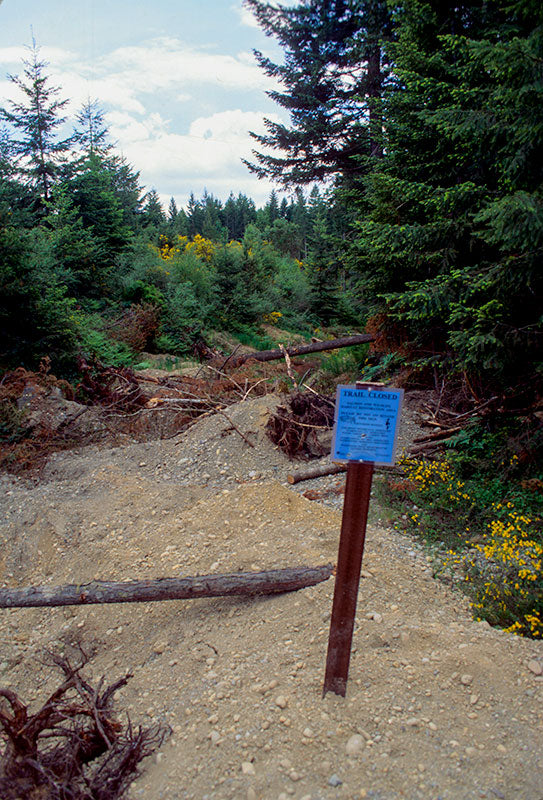 Trail Closed Sign