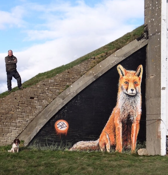 Fox Graffiti Street Art 