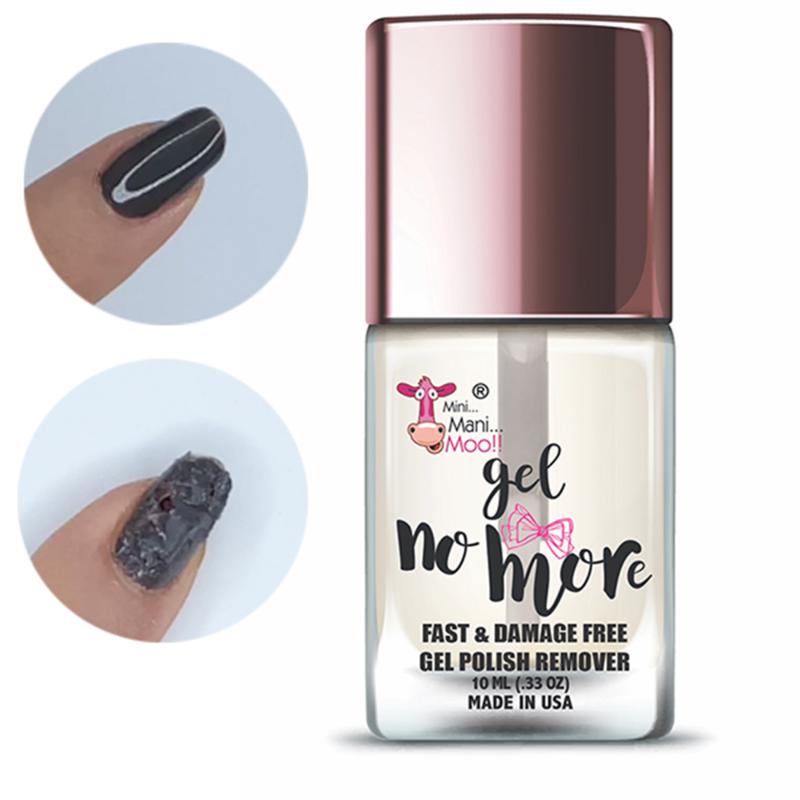 Mini Mani Moo Gel No More Gel polish Remover  oz - made in USA – Beauty  Zone Nail Supply