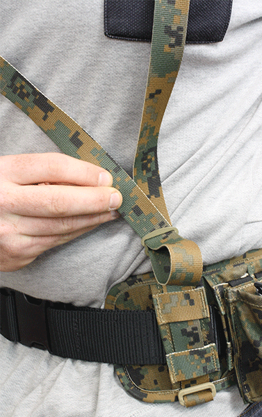 TwinNeedle Attaching low profile suspenders to your Hunters Belt