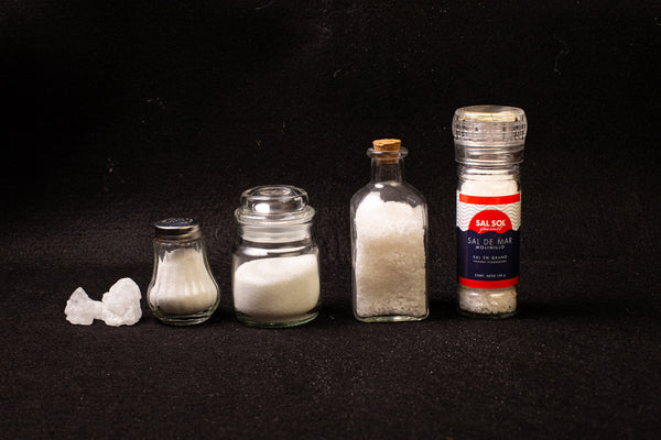 Diferentes tipos de sal
