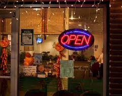 LED sign window advertising