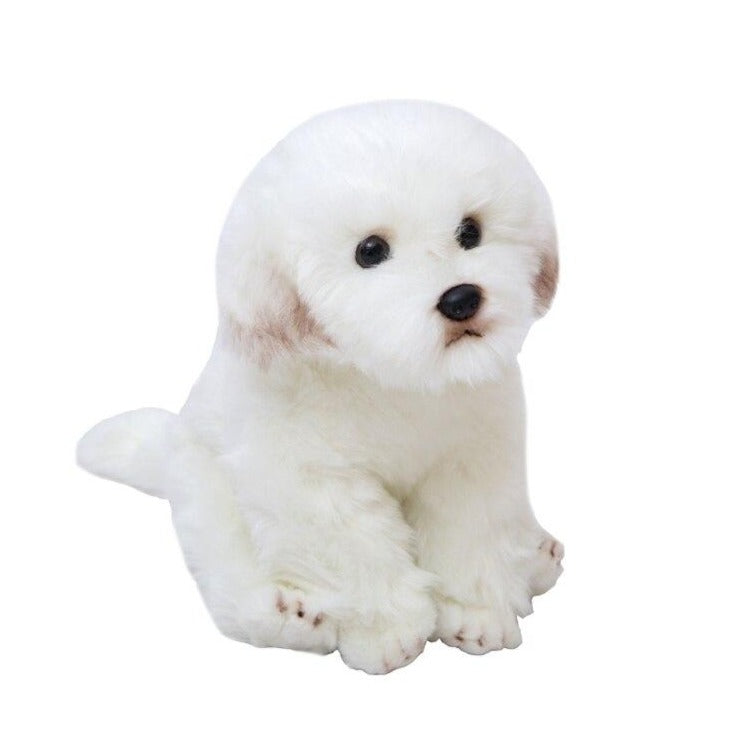 realistic puppy stuffed animal