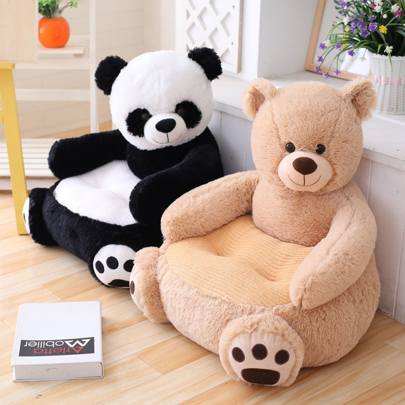 plush animal chair