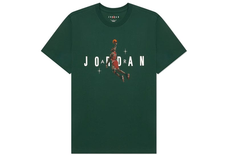 green jordan tee