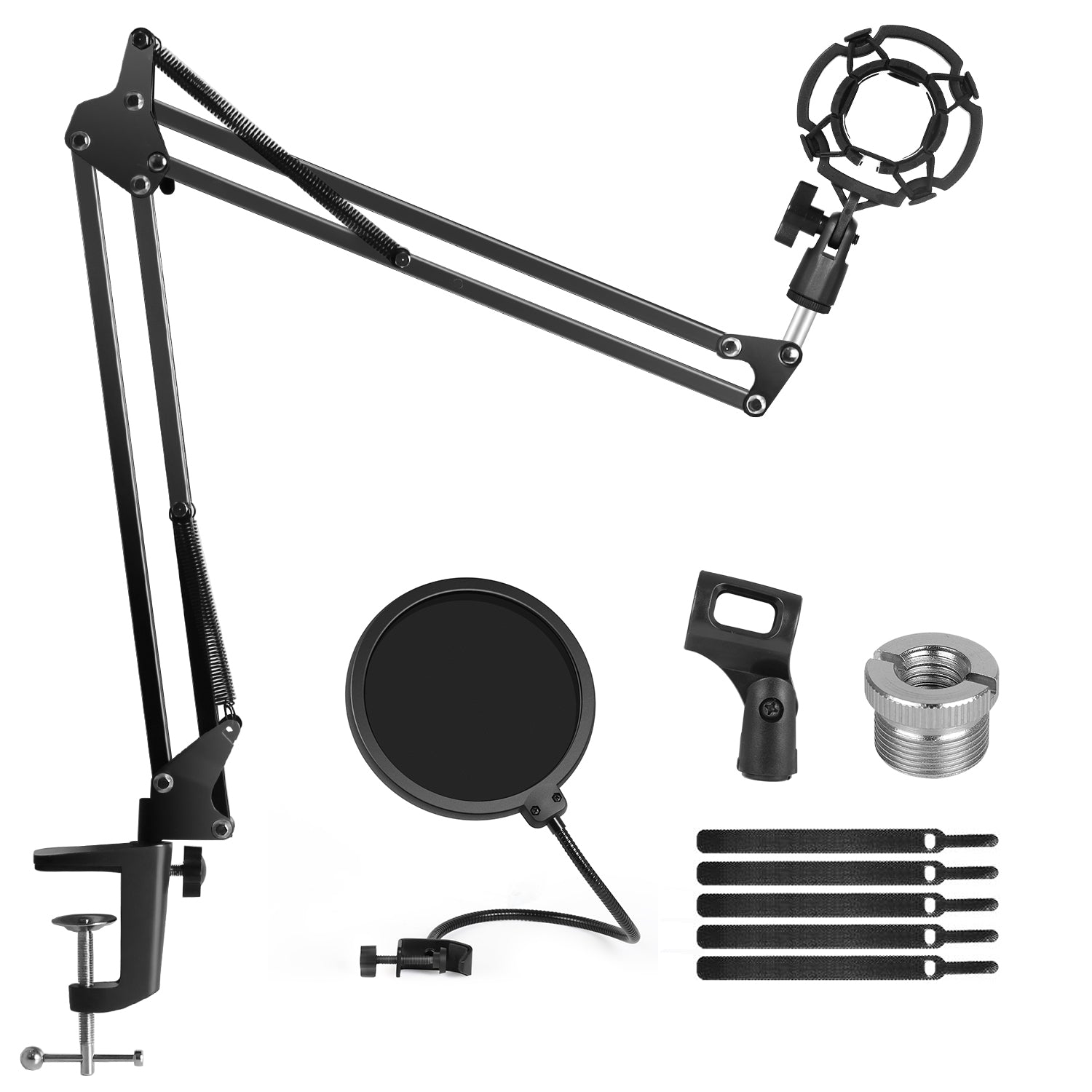 InnoGear Microphone Mic Boom Arm Set with Shock Mount, C