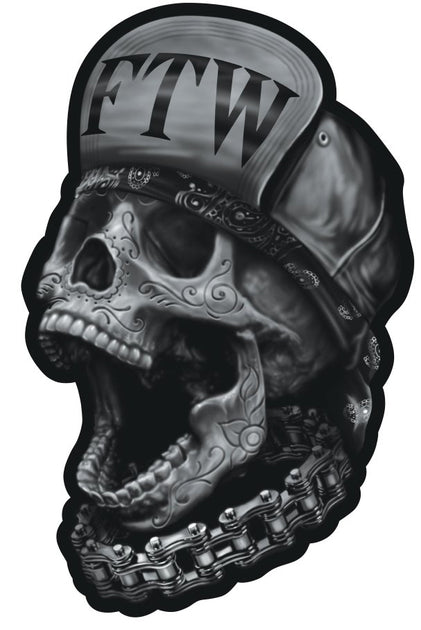 FTW Skull Mini Decal/Sticker – Lethal Threat