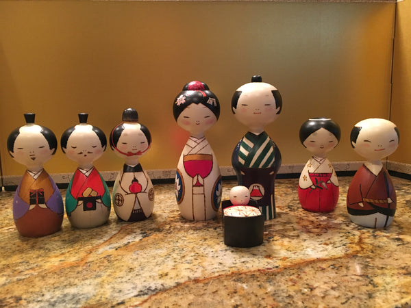 OT５ The Nativity ナティビティ Kokeshi Doll sejapratik.com.br