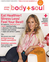 cover of body and soul magazine referencing Frownies great wrinkle reducer