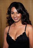 headshot Kashmera Shah wears frownies wrinkle patches