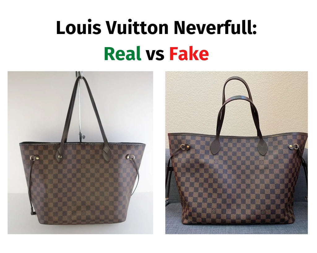 smidig marv Spild GUIDE] Louis Vuitton Neverfull Fake vs Real (50 Examples) | Bagaholic