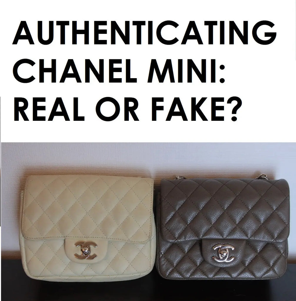 Cómo saber si un de Chanel es real o falso: autenticar un mini cuadrado de Chanel | Bagaholic