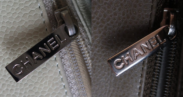 chanel hardware zipper authenticate real fake