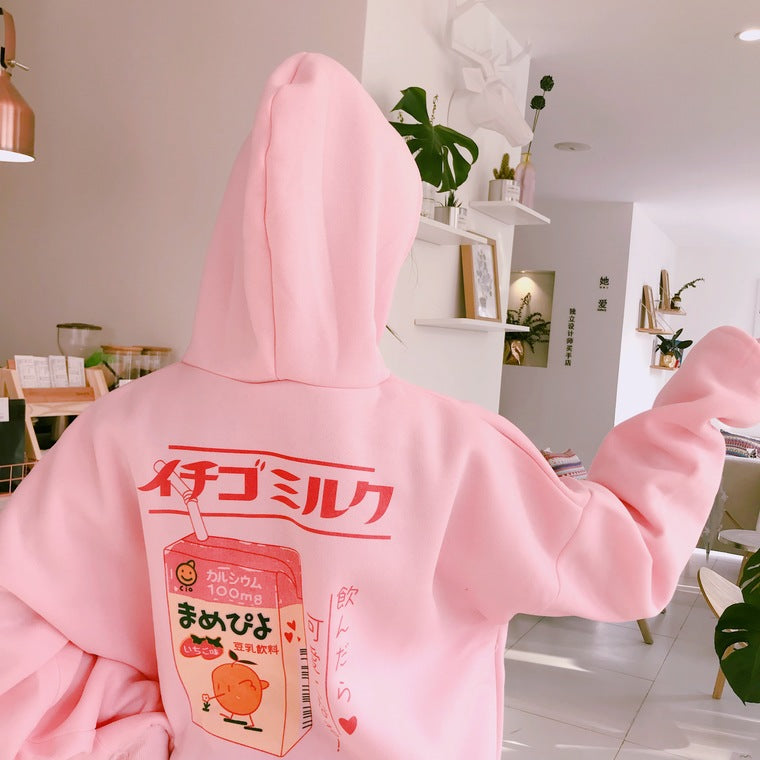 Japanese Strawberry Milk Sweatshirt Ulzzang Studio
